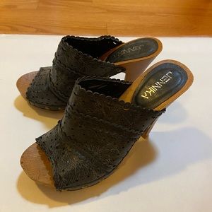 Jennika leather studded mules size 6